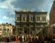 Canaletto - Venice - The Feast Day of Saint Roch